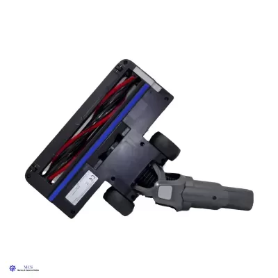 Cabeça de escova para aspirador com rolo de escova vermelho e preto