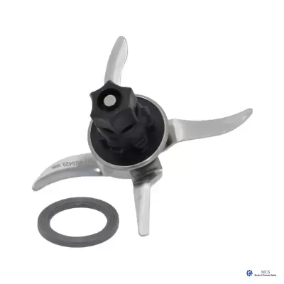 Lâminas de substituição para liquidificador com junta de borracha preta