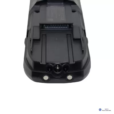 Bateria preta para ferramenta elétrica com conector de pinos