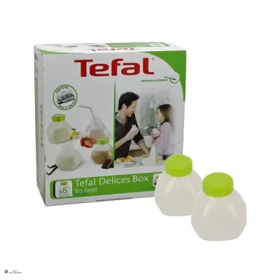 Caixa e recipientes Tefal Delices Box com tampas verdes