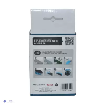 Embalagem com instruções para substituição de peça X-Plorer Serie 120 AI e Serie 80