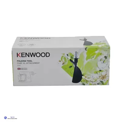 Caixa de acessório Kitchen Kenwood branco com utensílio preto e detalhes verdes