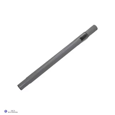 Cano tubular cinzento em material plástico