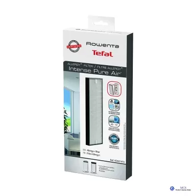 Embalagem branca do filtro Rowenta Tefal Intense Pure Air Allergy Filter