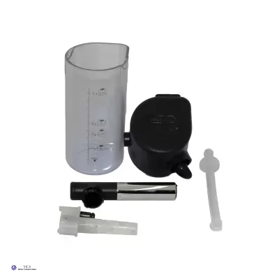 Acessórios para máquina de café com recipiente medidor e peças várias