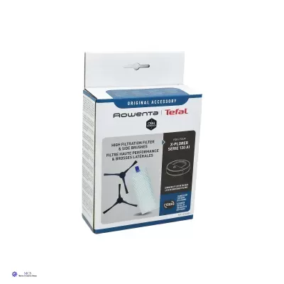 Caixa de filtro e escovas para aspirador Rowenta Tefal