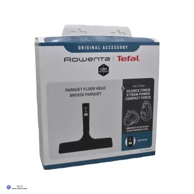 Embalagem de acessório original Rowenta Tefal para aspirador, cabeça para parquet em preto