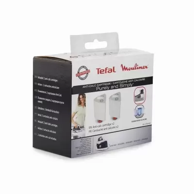Caixa de cartuchos anti-calcário Tefal Moulinex para máquinas de café