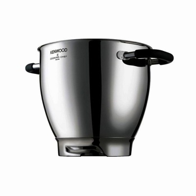 Cubeta metálica prateada com pegas pretas Kenwood Cooking Chef
