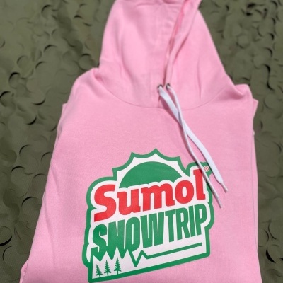 HOODIE&#x20;SUMOL&#x20;SNOWTRIP&#x20;PINK