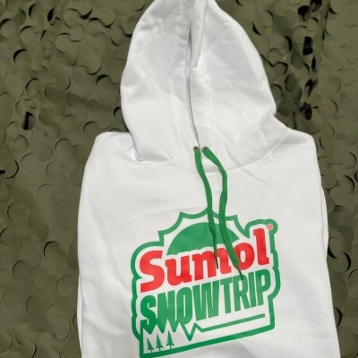 HOODIE&#x20;SUMOL&#x20;SNOWTRIP&#x20;WHITE