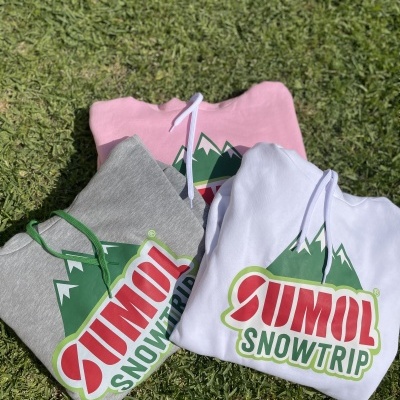 HOODIE&#x20;BRANCA&#x20;SUMOL&#x20;SNOWTRIP&#x20;2023