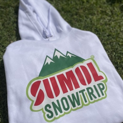 HOODIE&#x20;BRANCA&#x20;SUMOL&#x20;SNOWTRIP&#x20;2023