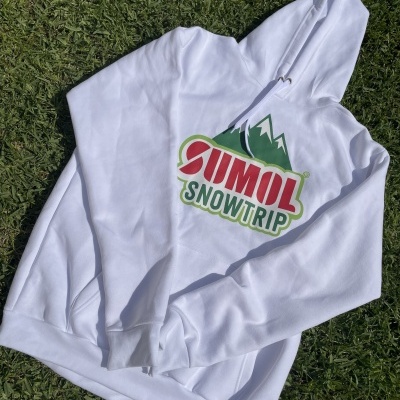 HOODIE&#x20;BRANCA&#x20;SUMOL&#x20;SNOWTRIP&#x20;2023