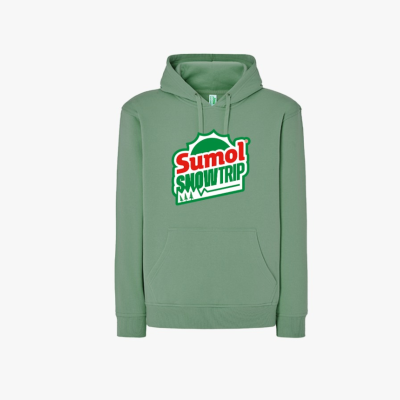 HOODIE&#x20;GREEN&#x20;&quot;MEU&#x20;TROPA&quot;&#x20;SUMOL&#x20;SNOWTRIP