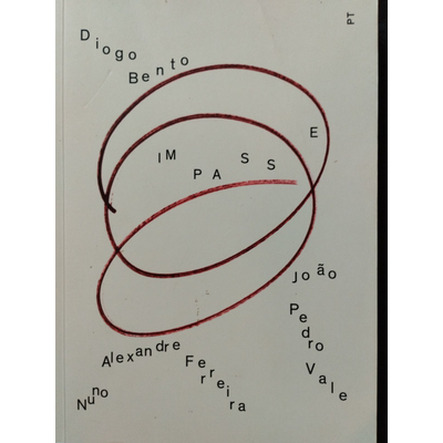 Capa de livro branca com linhas vermelhas e texto disposto em círculos