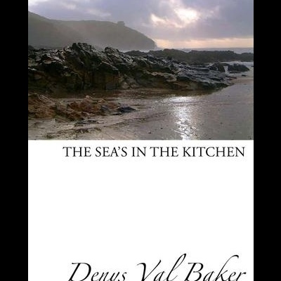 Capa de livro com costa rochosa, título THE SEAS IN THE KITCHEN e autor Denys Val Baker