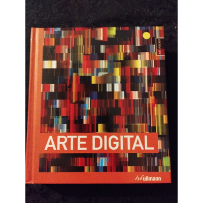 Capa do livro ARTE DIGITAL com padrão colorido pixelizado