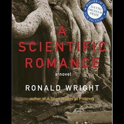 Capa do livro A Scientific Romance com imagem de raízes
