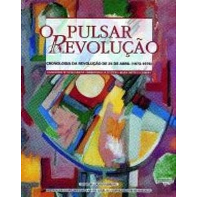 Capa de livro abstrata com texto O PULSAR DA REVOLUÇÃO em destaque