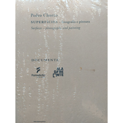 Capa de livro SUPERFÍCIES - Fotografia e pintura embalada em plástico