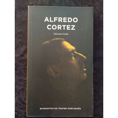 Livro Alfredo Cortez com capa preta e foto de perfil de homem iluminado