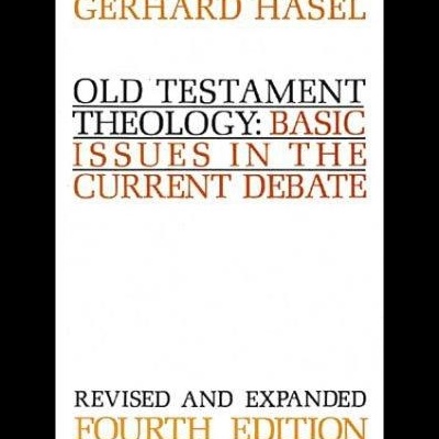 Capa de livro com texto sobre teologia do Antigo Testamento.