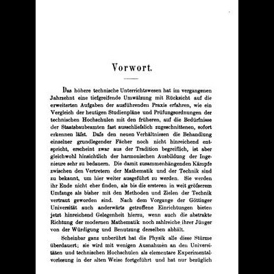 Página de livro com texto em alemão, título Vorwort