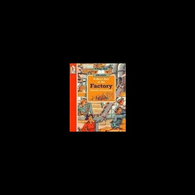 Capa de livro industrial com ilustrações coloridas