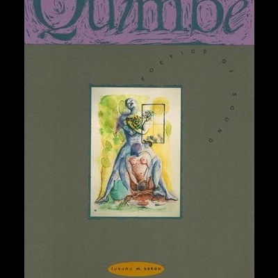 Capa de livro Quimbé com ilustração colorida de figuras humanas estilizadas.