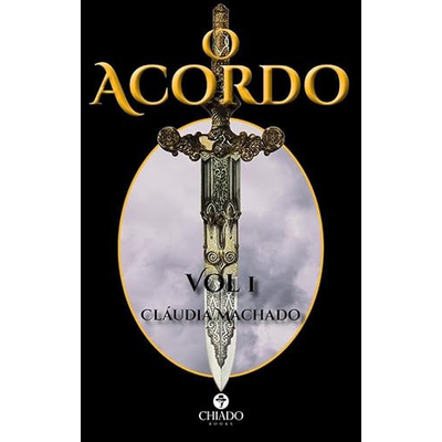 Capa do livro O Acordo Vol I com uma adaga decorativa