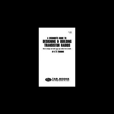 Capa de livro sobre construção de rádios de transístor
