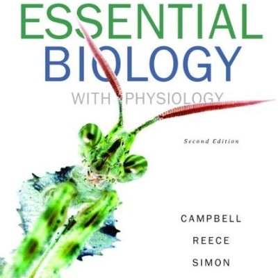 Capa de livro ESSENTIAL BIOLOGY com imagem de inseto e texto dos autores