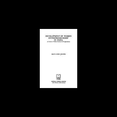 Capa de livro sobre empreendedorismo feminino na Índia com texto e selo da editora