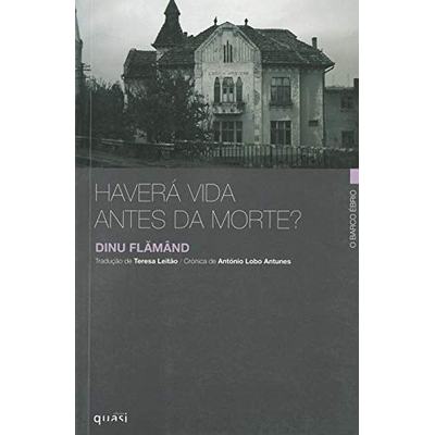 Capa de livro com casa antiga em preto e branco e texto do título e autor.