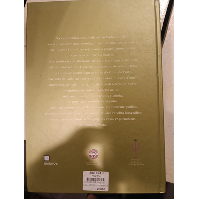 Capa traseira de livro verde-oliva com texto em português, selo vermelho, código de barras e etiqueta de preço