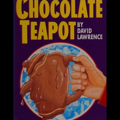 capa de livro com bule de chocolate derretido e texto