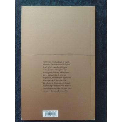 Capa traseira de livro castanha com texto em português e código de barras