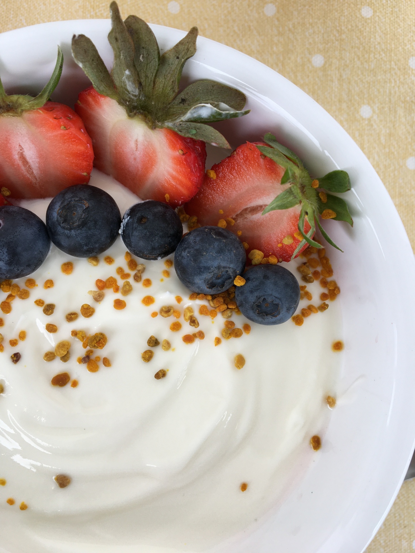 iogurte com p&oacute;len