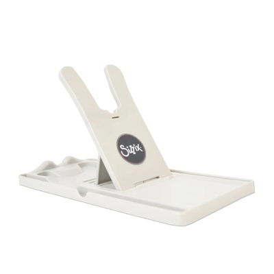Suporte branco ajustável e base para ferramentas com logotipo Sizzix