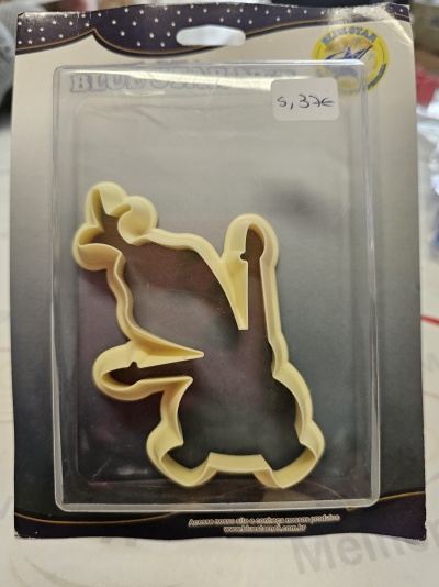 Moldes para biscoitos em forma de anjo com trombeta