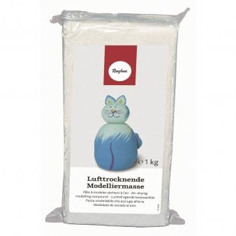 Embalagem transparente com massa de modelar air dry da Rayher 1 kg