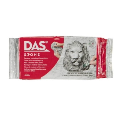 Massa para modelar DAS Stone com escultura de leão