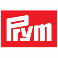 Logótipo Prym em branco sobre fundo vermelho