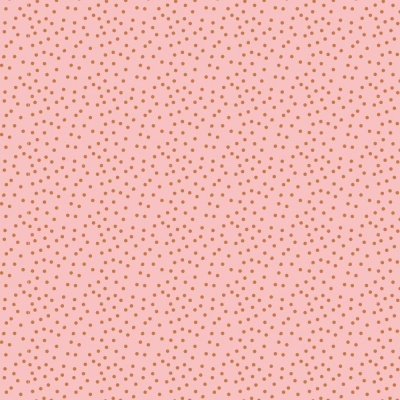 padrão rosa com pontos marrons espaçados