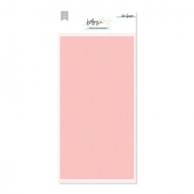 Papel decorativo autocolante rosa claro com padrões