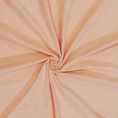 Tecido cor de pêssego claro com textura suave espiralado
