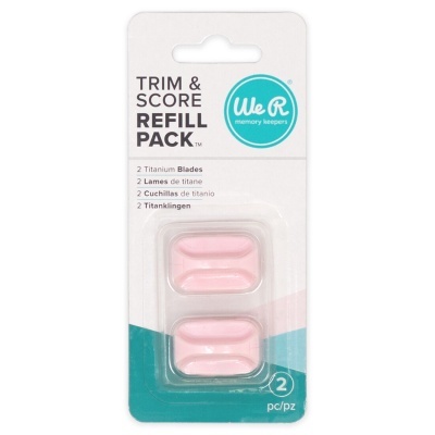 Pack de recarga de lâminas de titânio We R memory keepers em embalagem blister