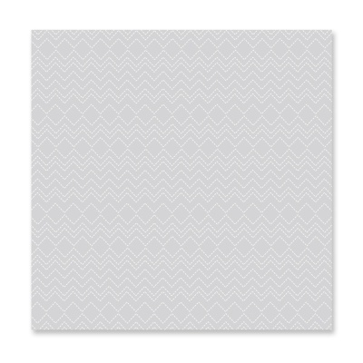 Tecido cinzento claro com padrão branco de zig-zags chevron