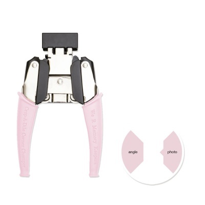 Ferramenta metálica para botões com punhos rosa